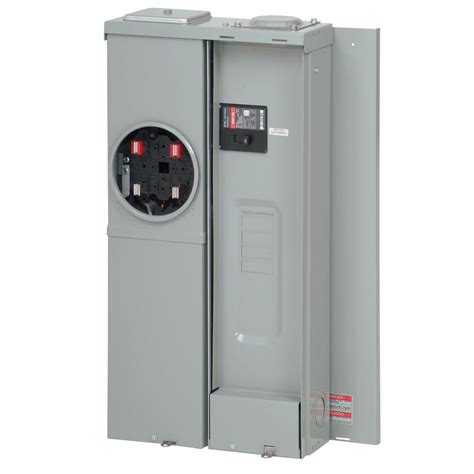 electrical meter box with main breaker|200a meter base with breaker.